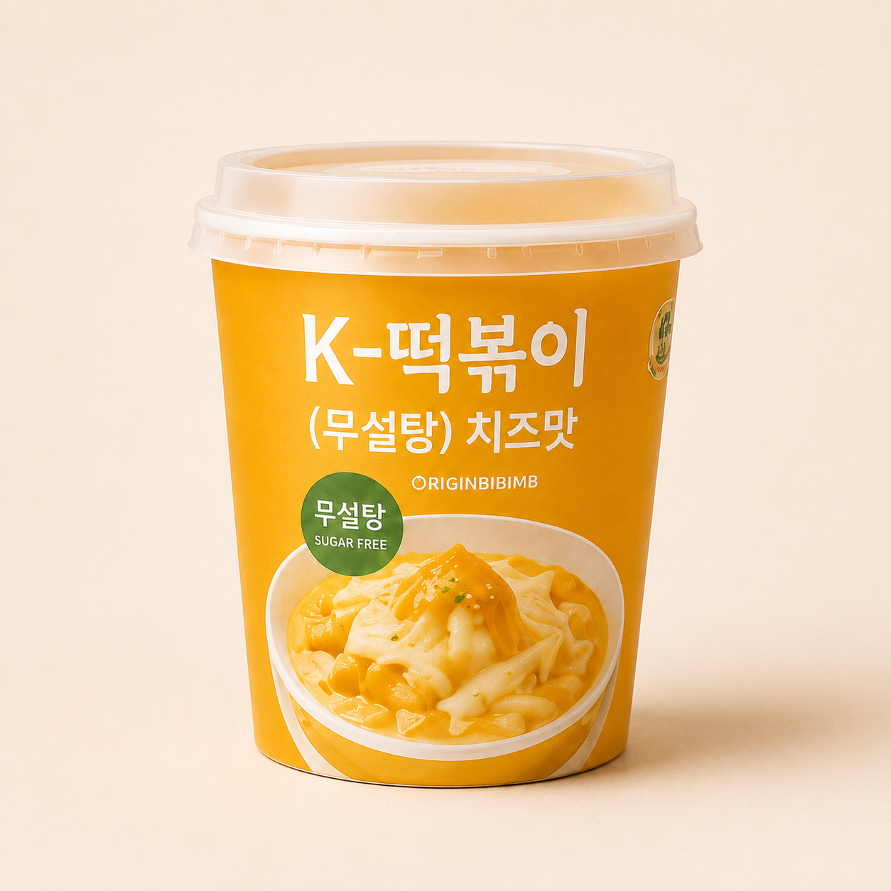 K-떡볶이 (무설탕) 치즈맛 제품 사진